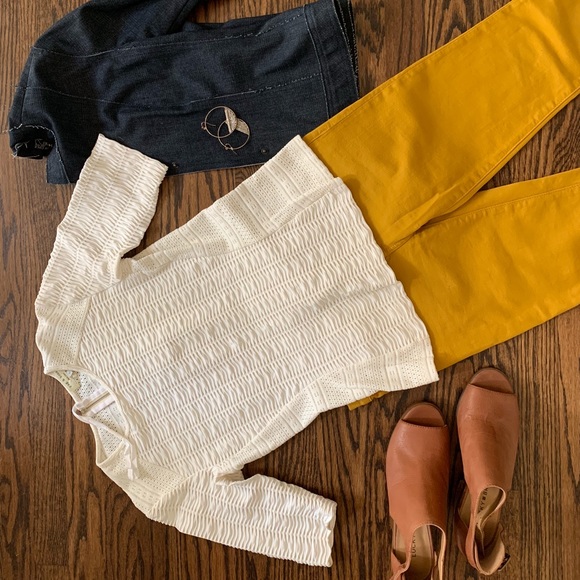 Rag and Bone Ivory Knit Top Small (fits like XS) - Picture 2 of 7